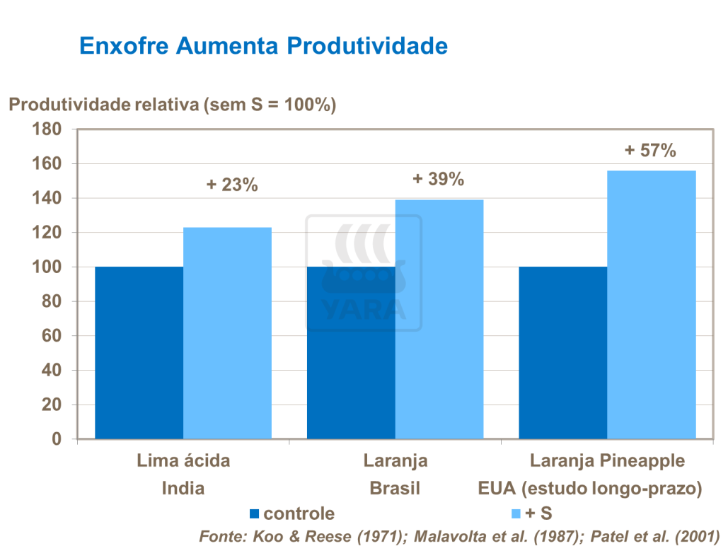 Enxofre e produtividade