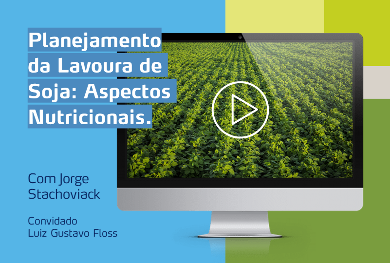 monitor com foto de soja