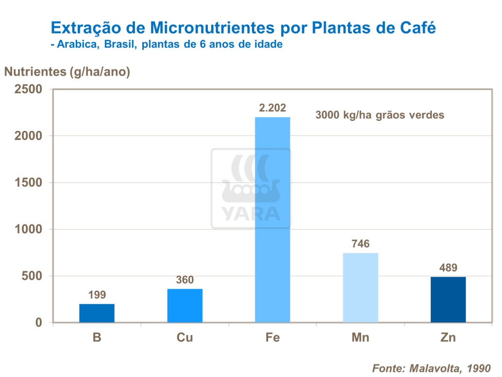 extração de micronutrientes