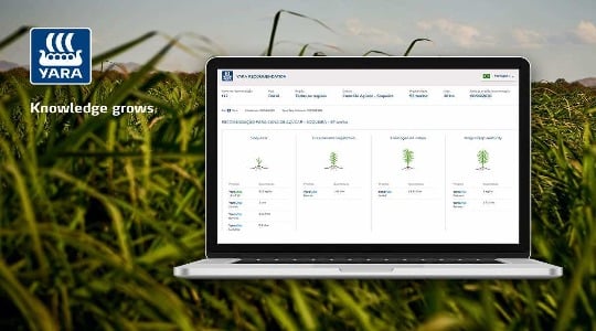 Notebook com fundo de lavoura